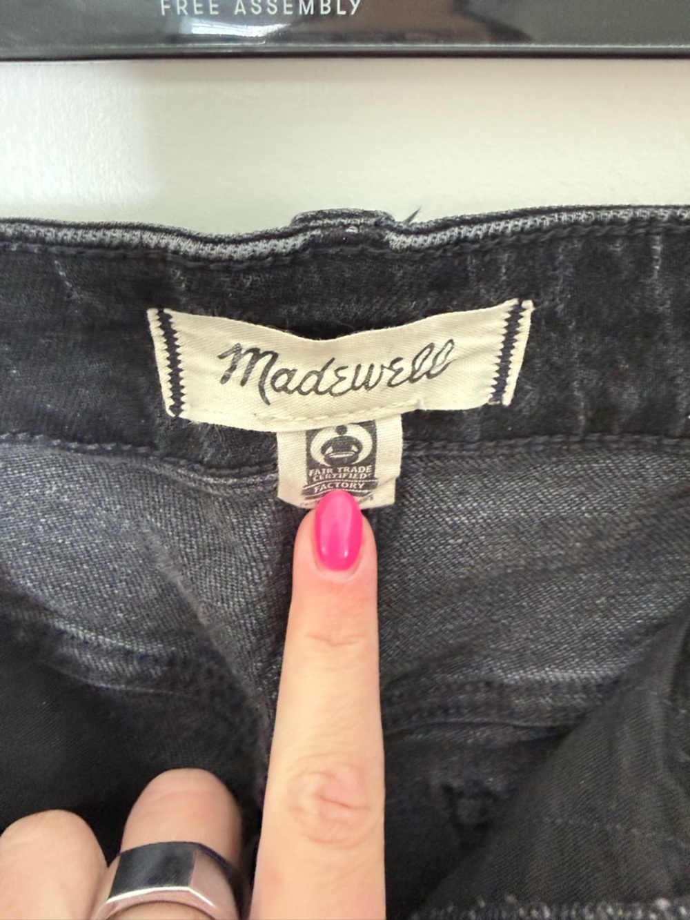 Madewell Curvy 90s Straight Leg Jeans in Belmere wash - Picture 8 of 10